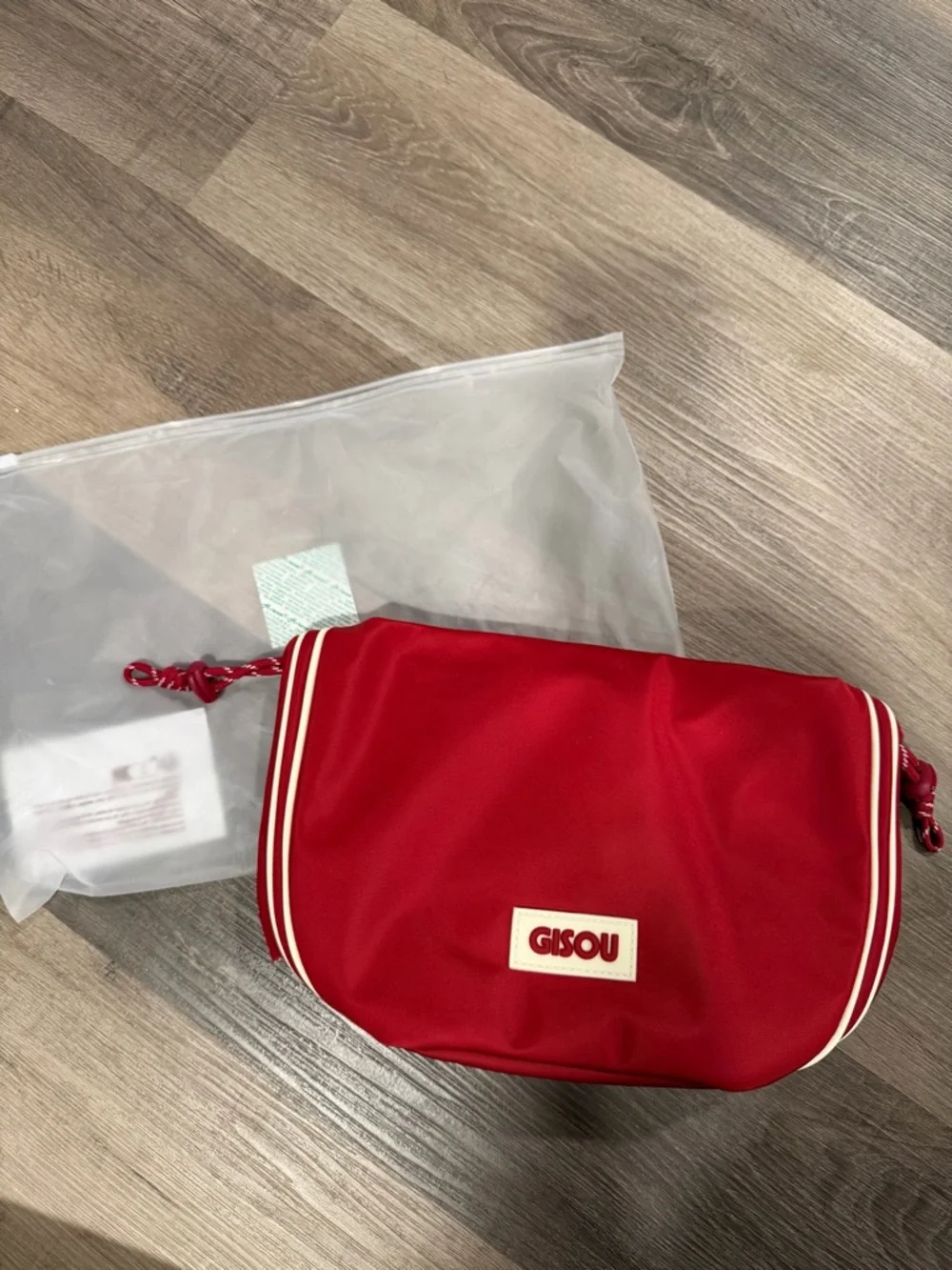 Gisou Red Cosmetic Pouch